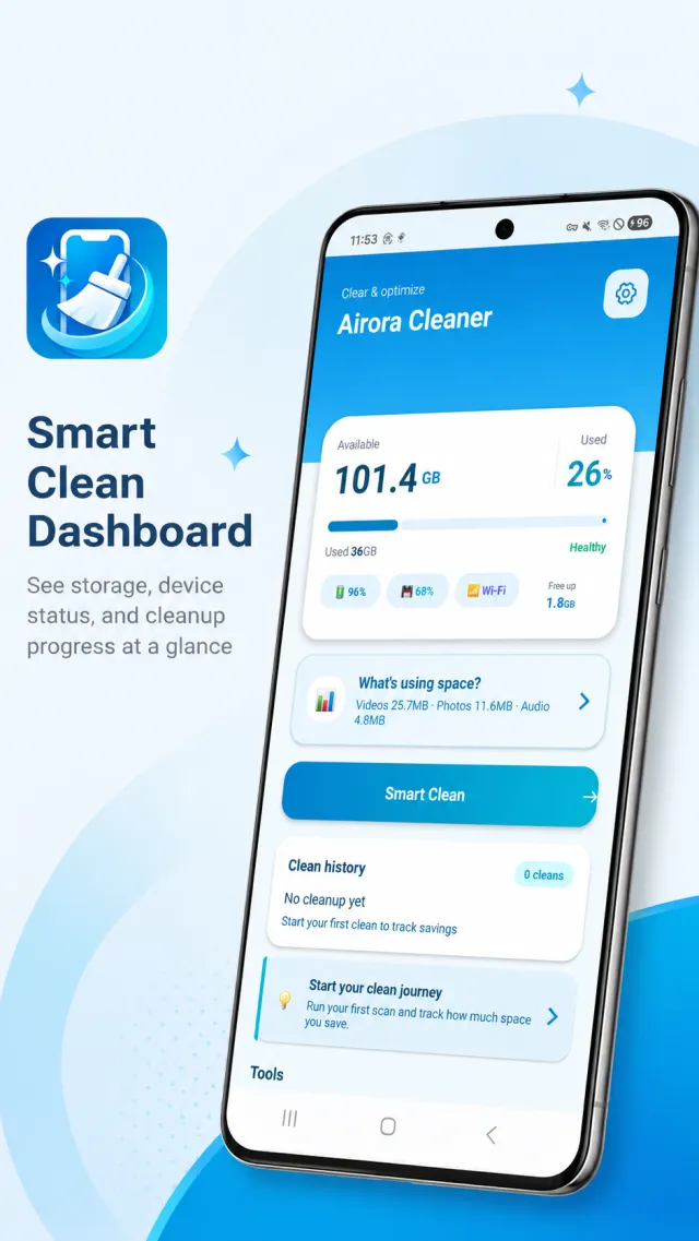 Airora Cleaner - Screen 1