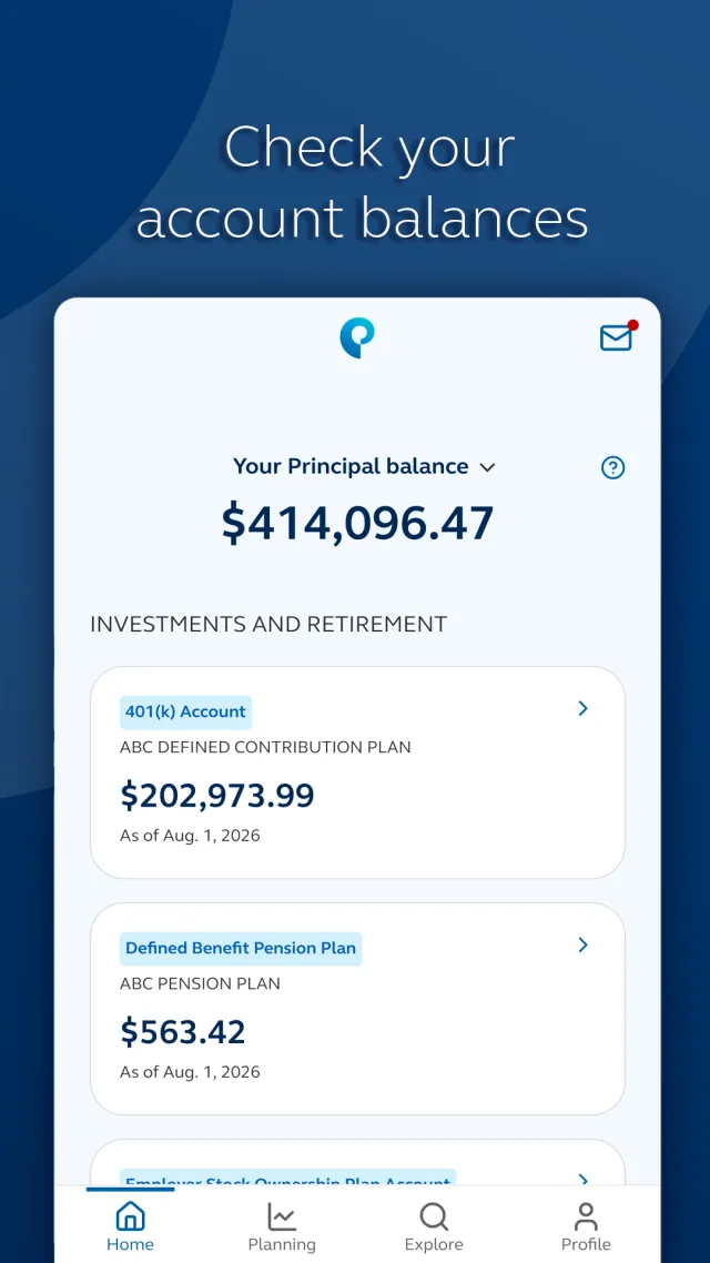 Principal® - Screen 1