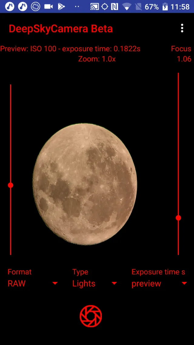 DeepSkyCamera - Screen 1