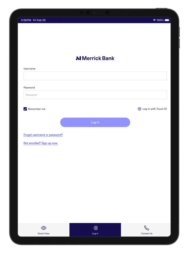 Merrick Bank Mobile - Screen 5
