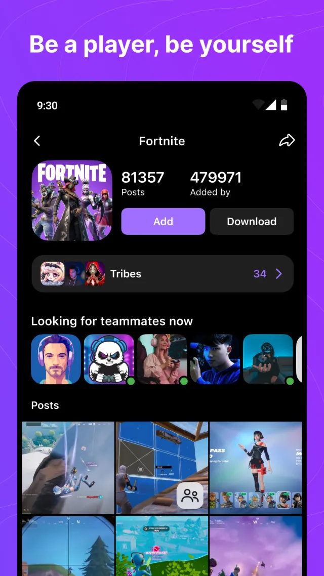 Gameram: Find gaming teammates - Screen 4