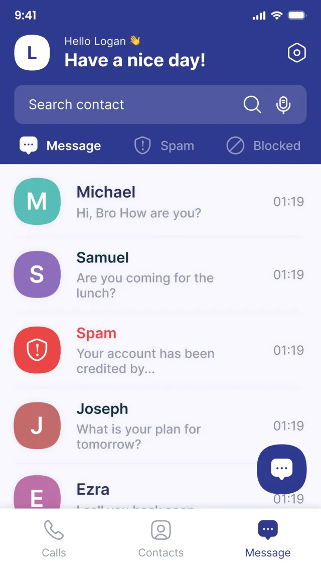 TrustDial: Caller, SMS & Block - Screen 2