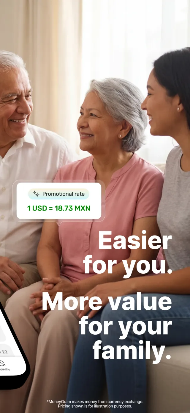 MoneyGram® Money Transfers App - Screen 2