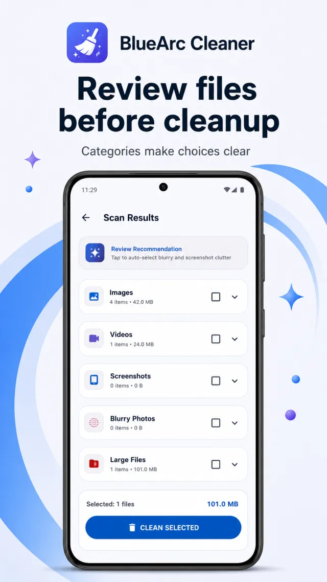 BlueArc Cleaner - Screen 2