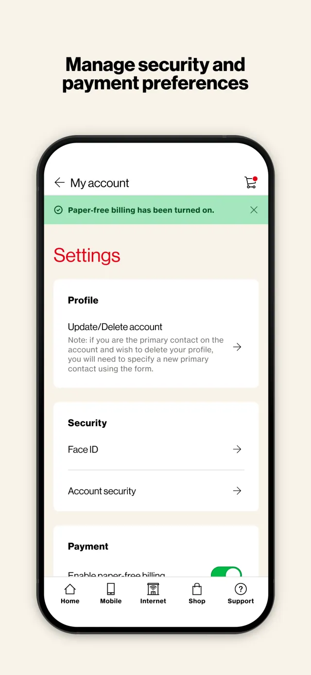 My Verizon For Business - Screen 8