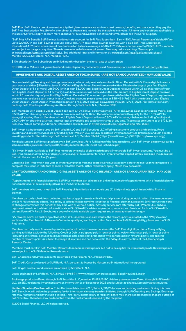 SoFi: Bank, Investing & Crypto - Screen 7
