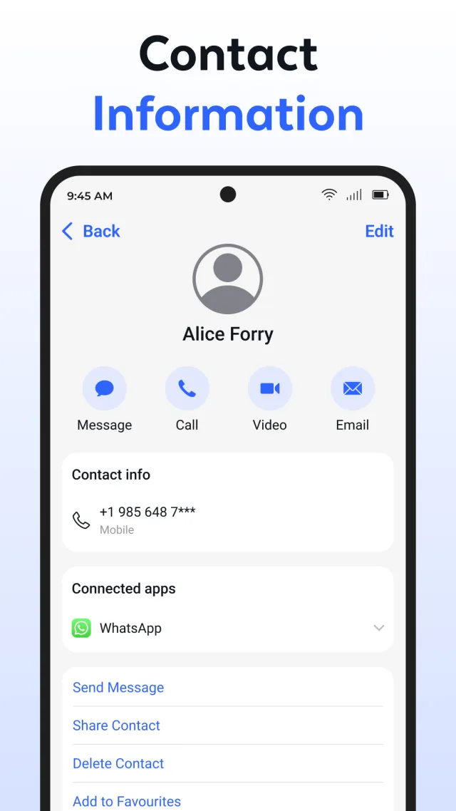 Contacts - Screen 2