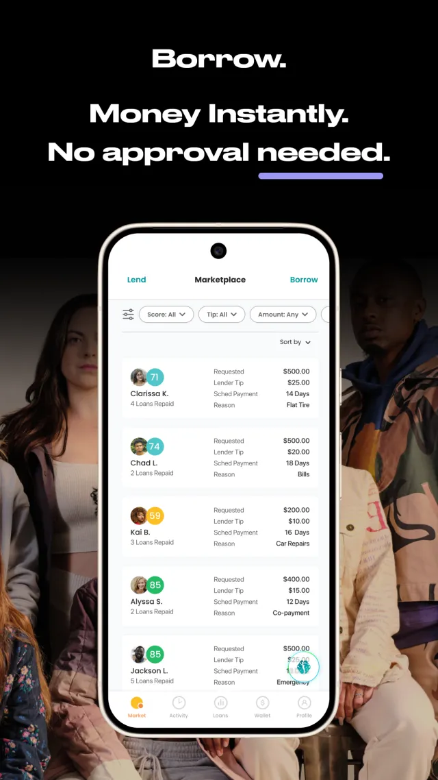 SoLo Funds: Lend & Borrow - Screen 2
