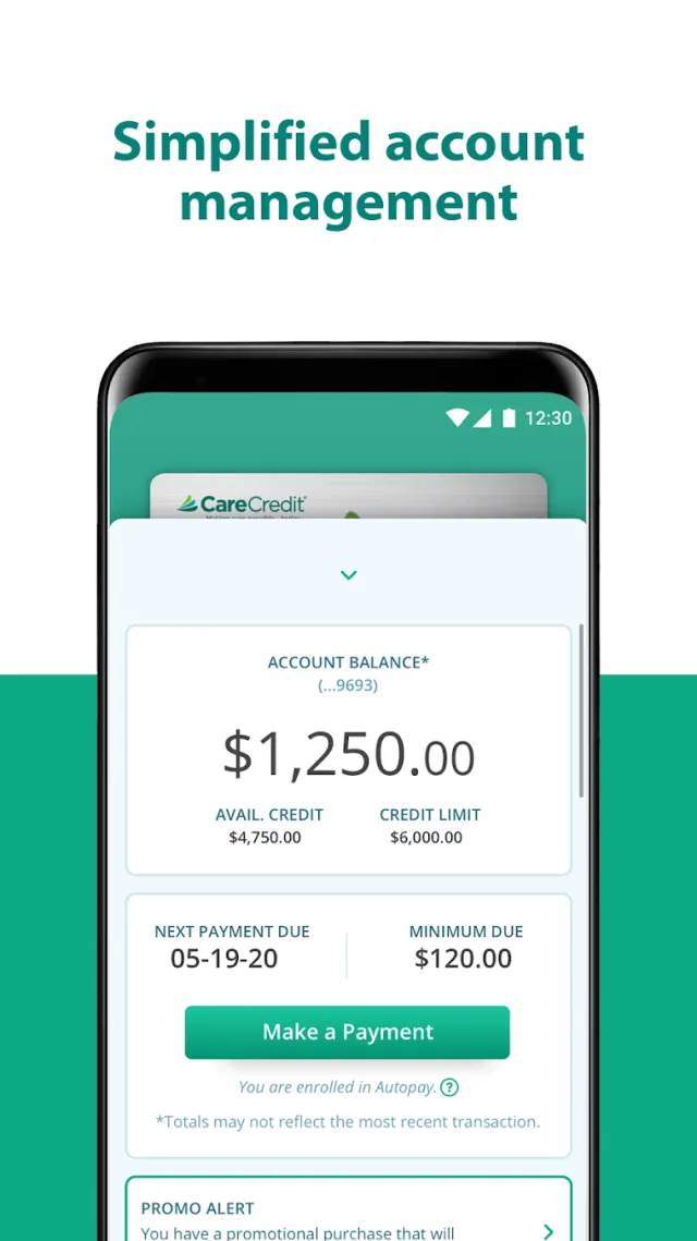 CareCredit Mobile - Screen 3