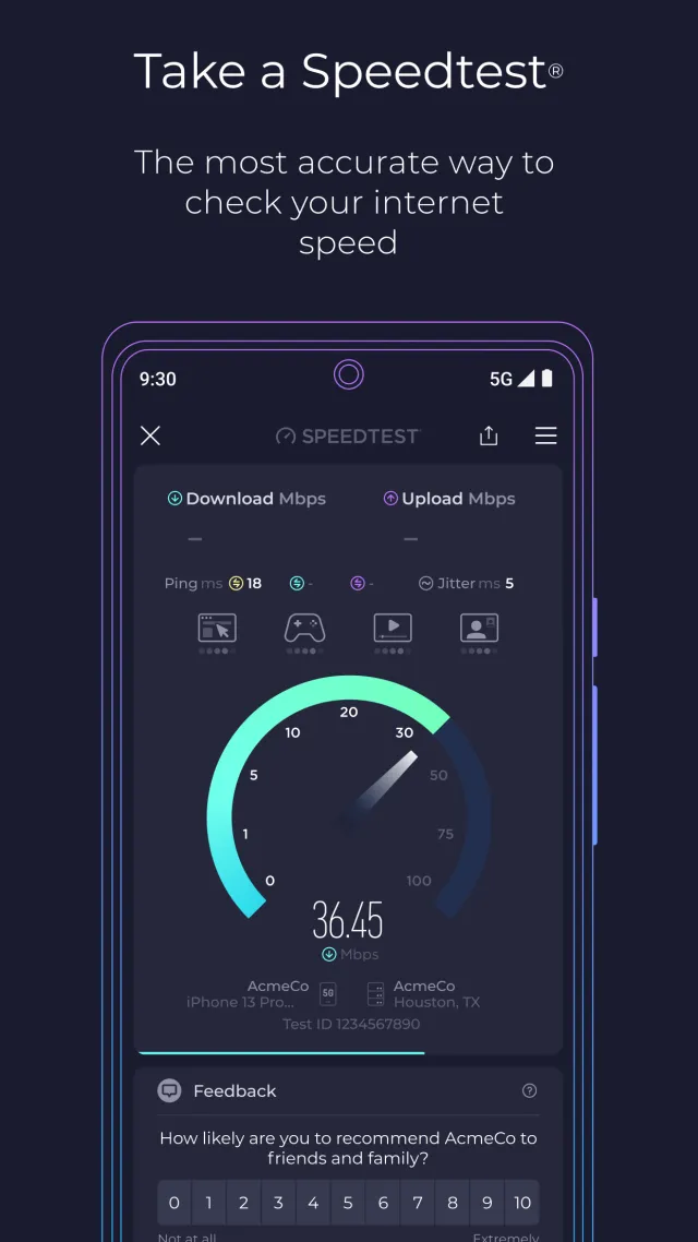 Speedtest by Ookla - Screen 1