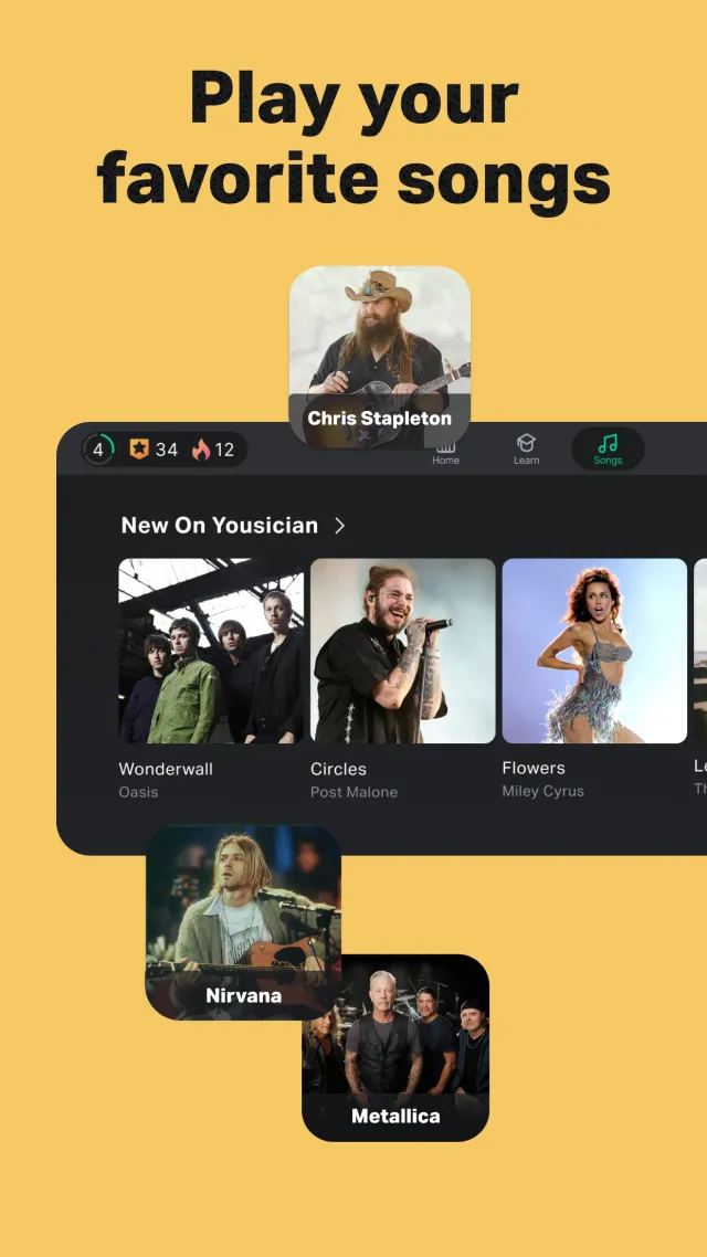 Yousician: Learn & Play Guitar - Screen 3