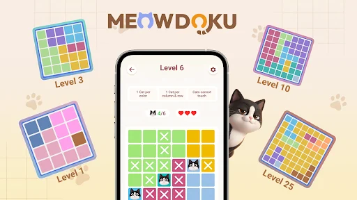 Meowdoku: Brain Puzzle Games - Screen 8