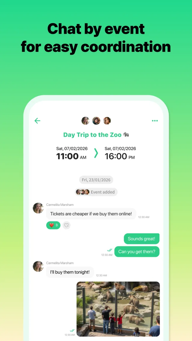TimeTree - Shared Calendar - Screen 5