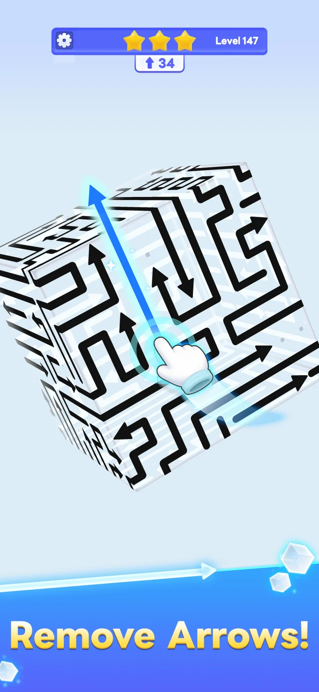 CubeAway - 3DPuzzle - Screen 1