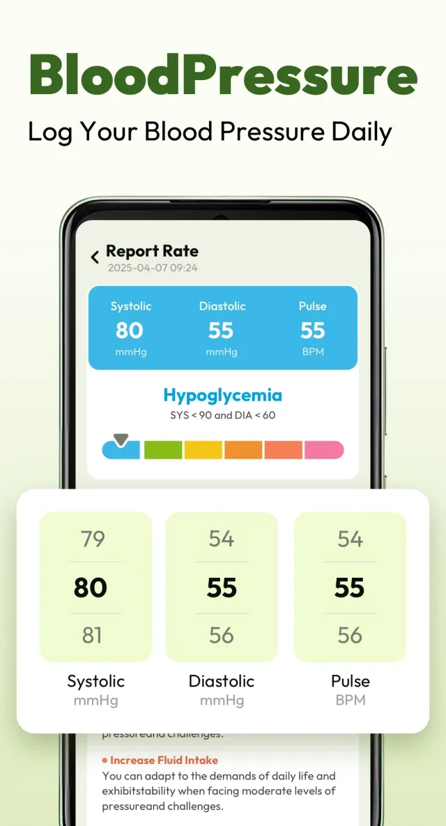 WellLog: Health Log - HR & BP - Screen 5