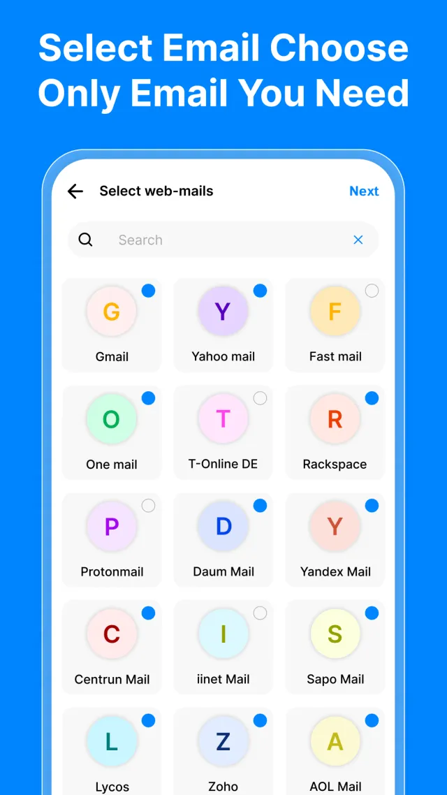 Email - All Email Login - Screen 3