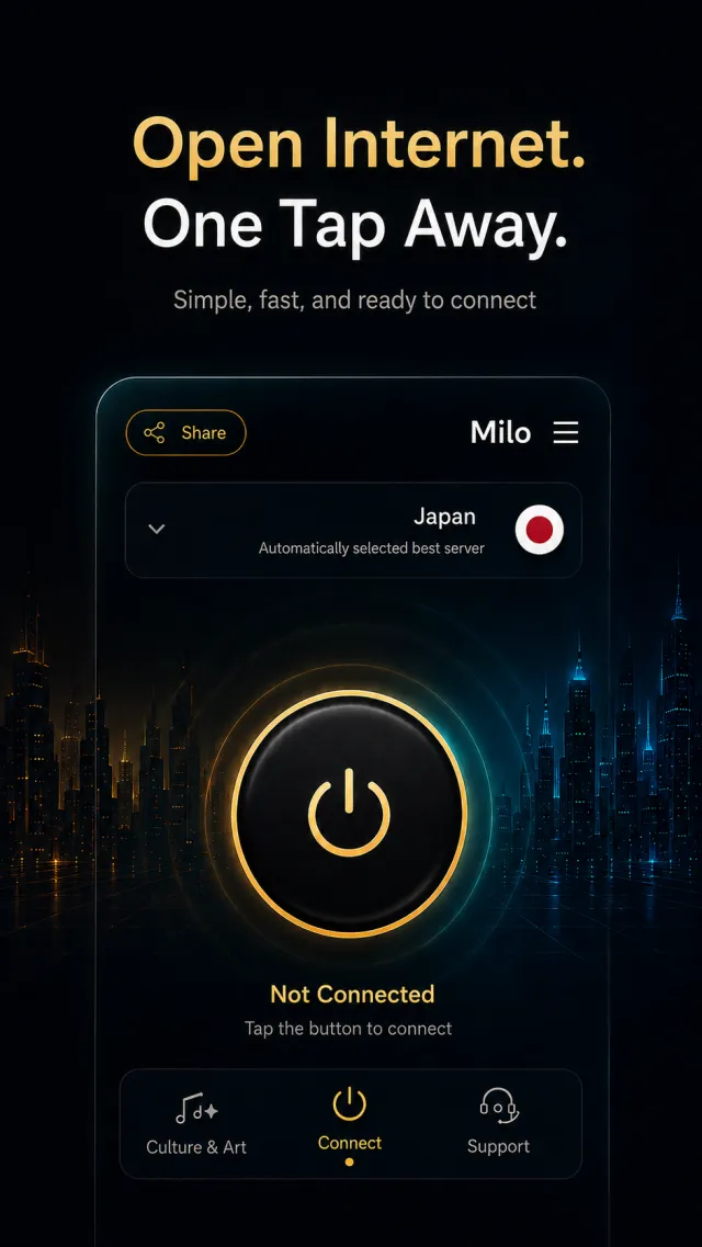Milo VPN - Strong VPN - Screen 3