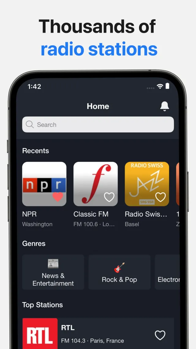 Radio App - Screen 3
