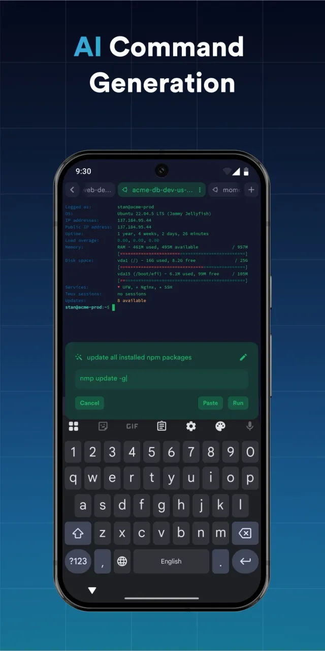 Termius - Modern SSH Client - Screen 2