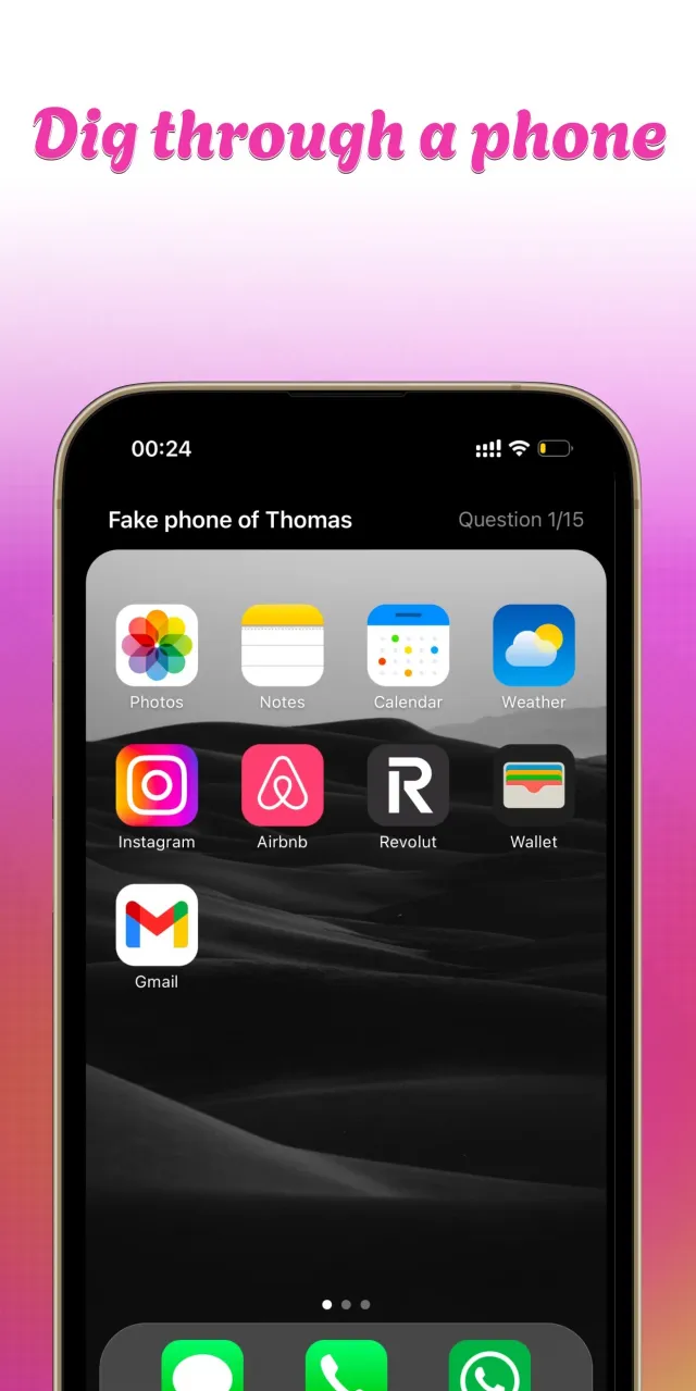 Leaked · Mobile Detective - Screen 2