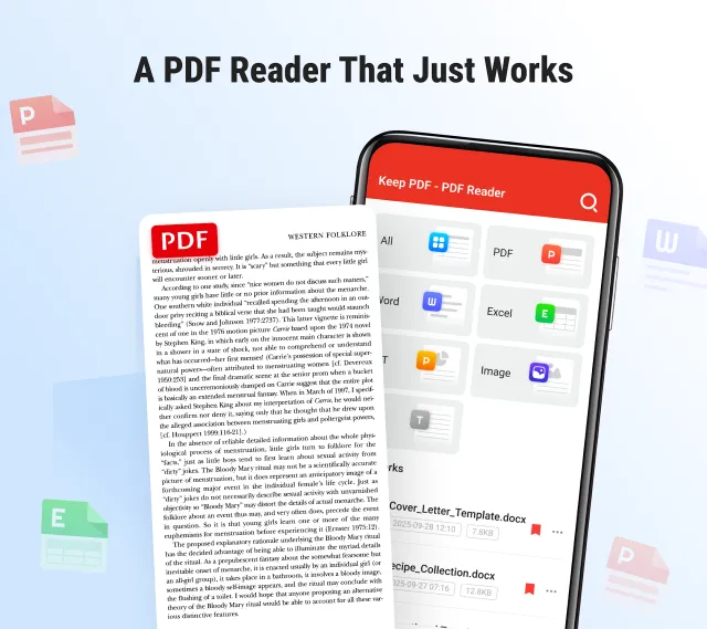 Keep PDF - PDF Reader - Screen 1