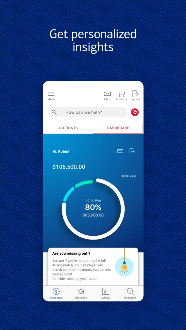 Benefits OnLine - Screen 3