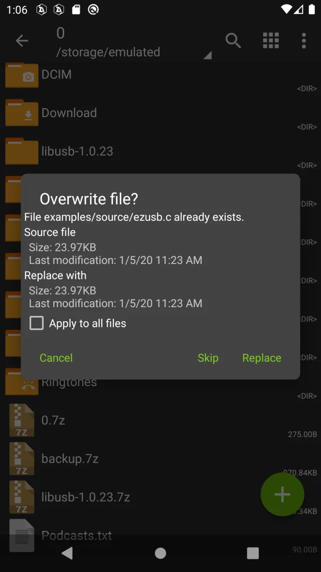 ZArchiver - Screen 3