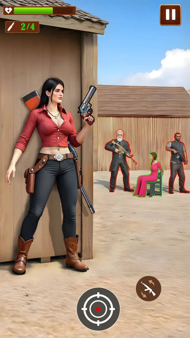 Western Survival Shooting Game - Screen 1