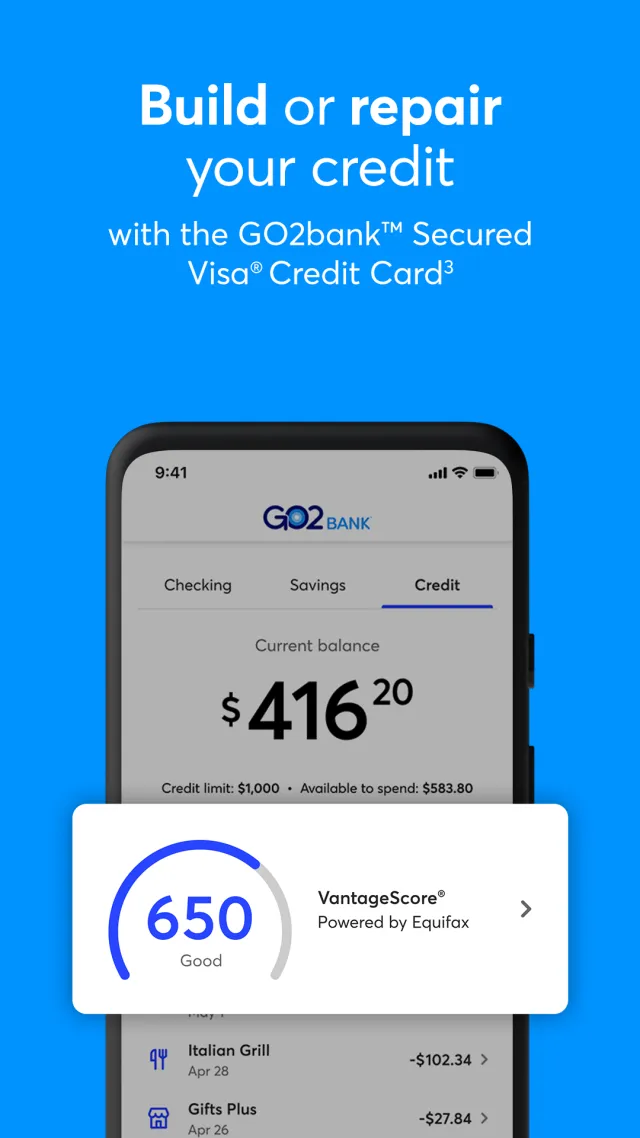 GO2bank: Mobile banking - Screen 4