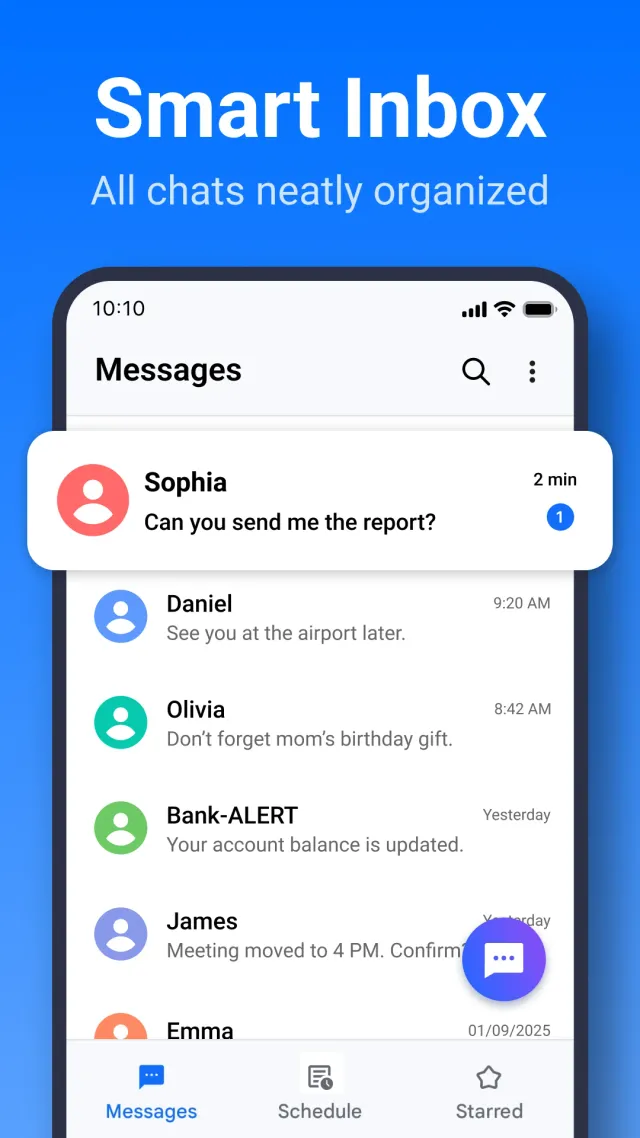 Messages - Instant Messenger - Screen 1