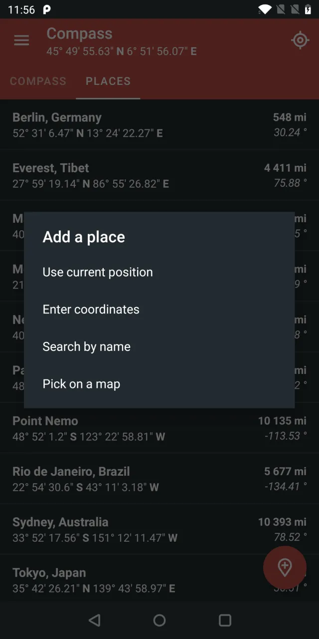 Compass - Screen 5