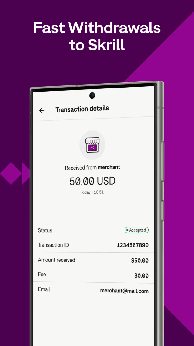 Skrill - Fast, secure payments - Screen 2