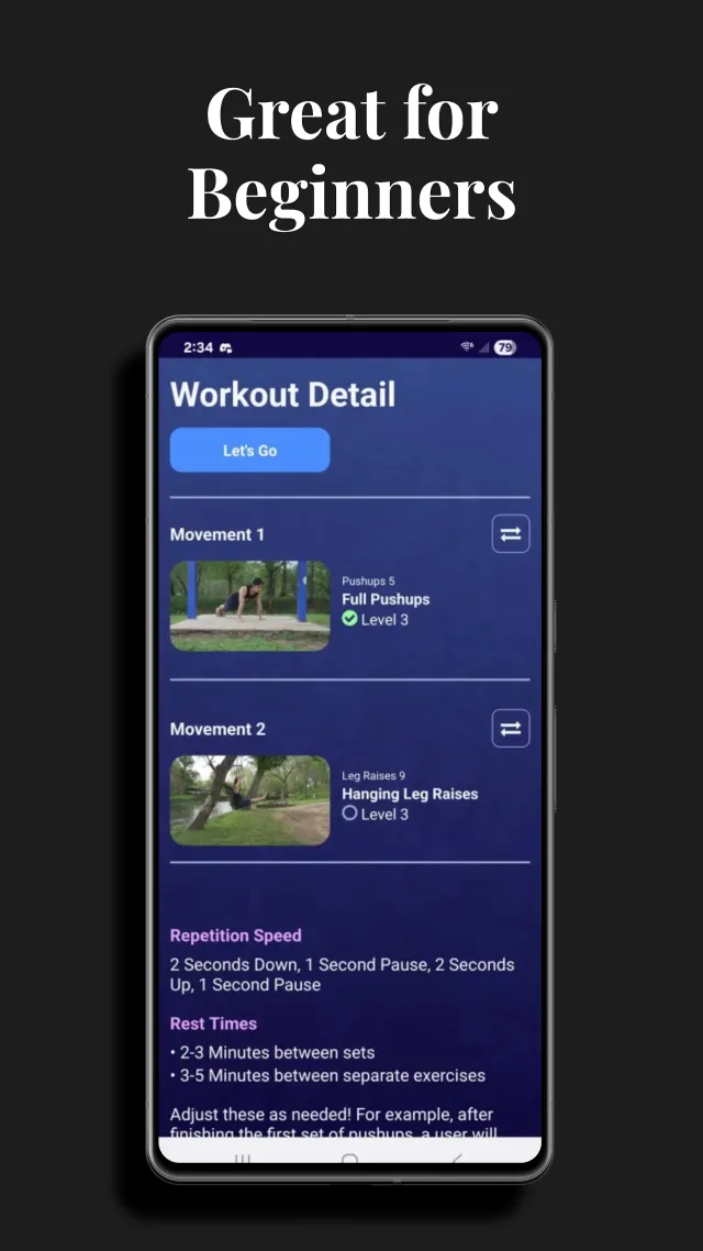 Hybrid Calisthenics - Fitness - Screen 3