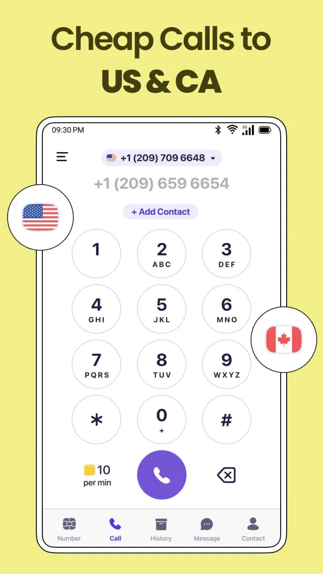 TextNum: Call + Text for Now！ - Screen 7