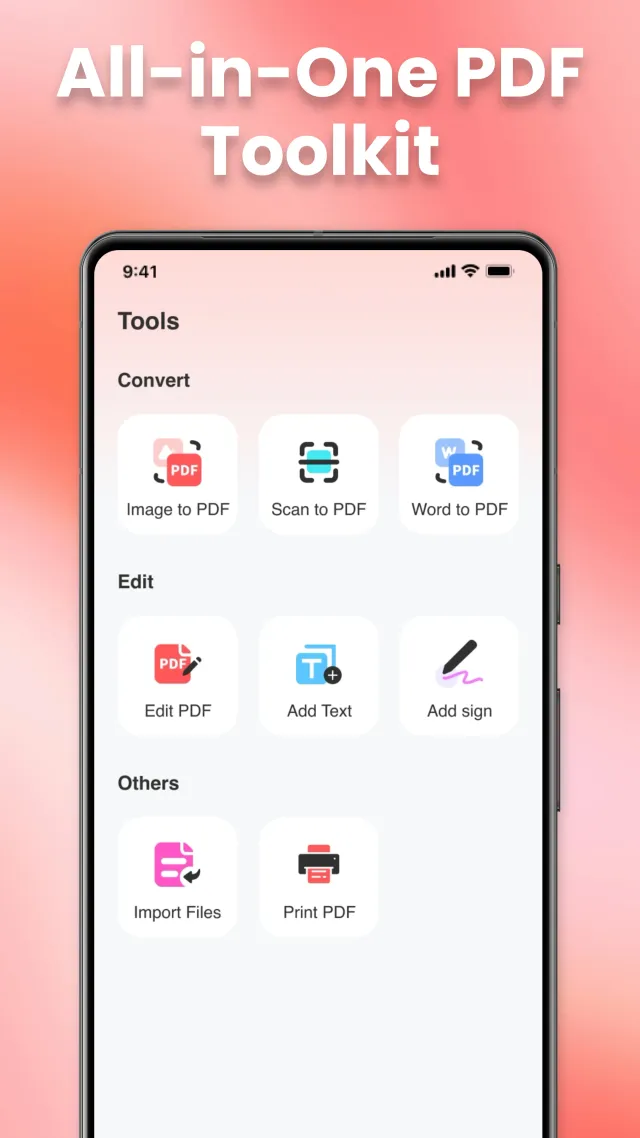 PDF Reader: All File Tools - Screen 5