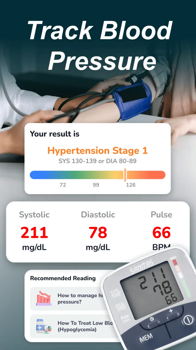 Health Tracker: BP Monitor App - Screen 2