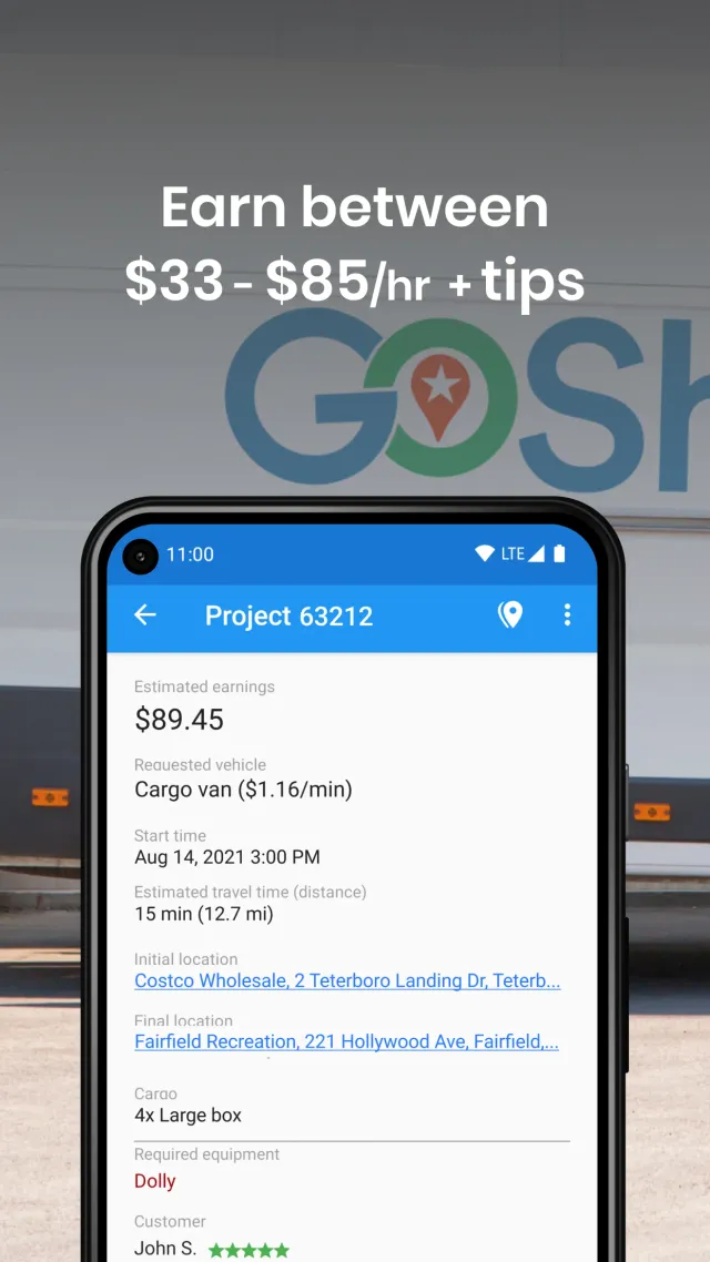 GoShare: Drive, Deliver, Earn - Screen 3