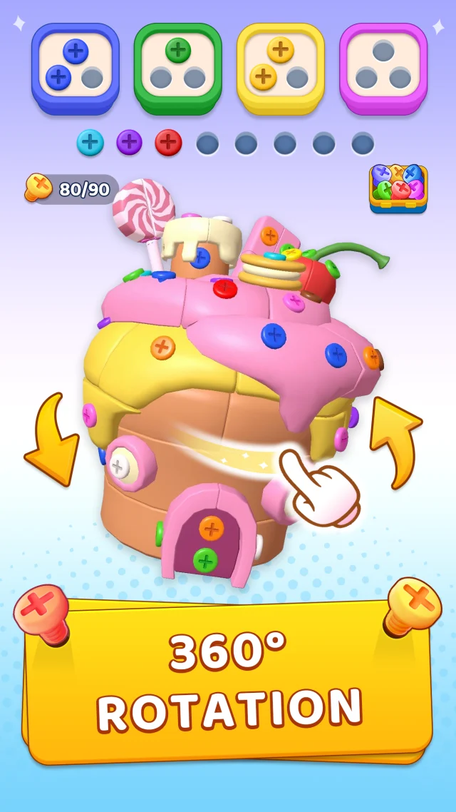 Unscrew Frenzy 3D - Screen 2