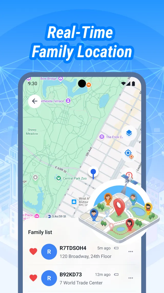 GPS Tracker Plus: Locate Track - Screen 1