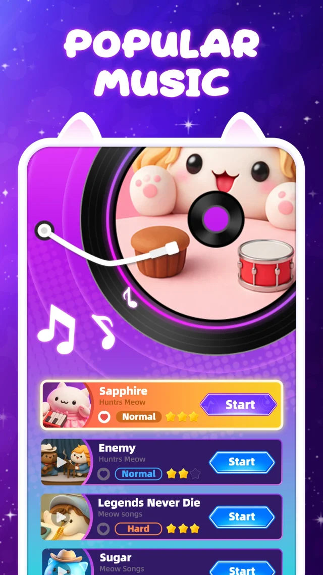 Cat Beats - Tiles Music Games - Screen 4