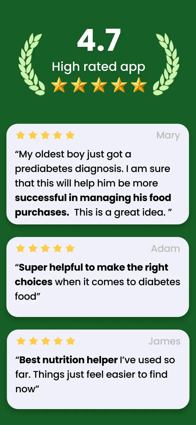 GoCoCo: Diabetes Food Scanner - Screen 6