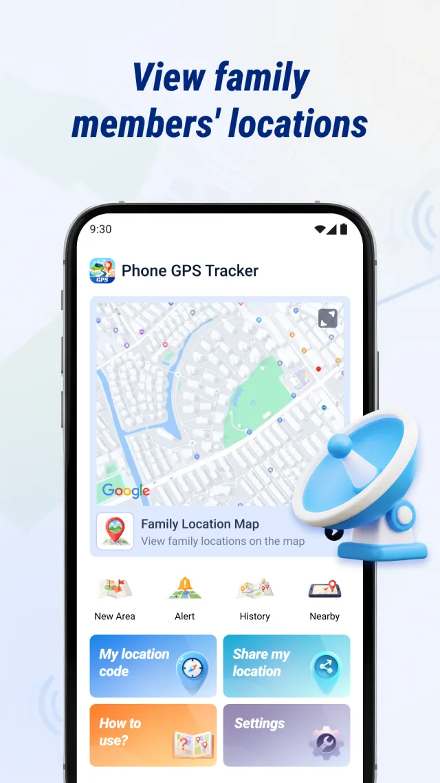 Phone GPS Tracker - Screen 1