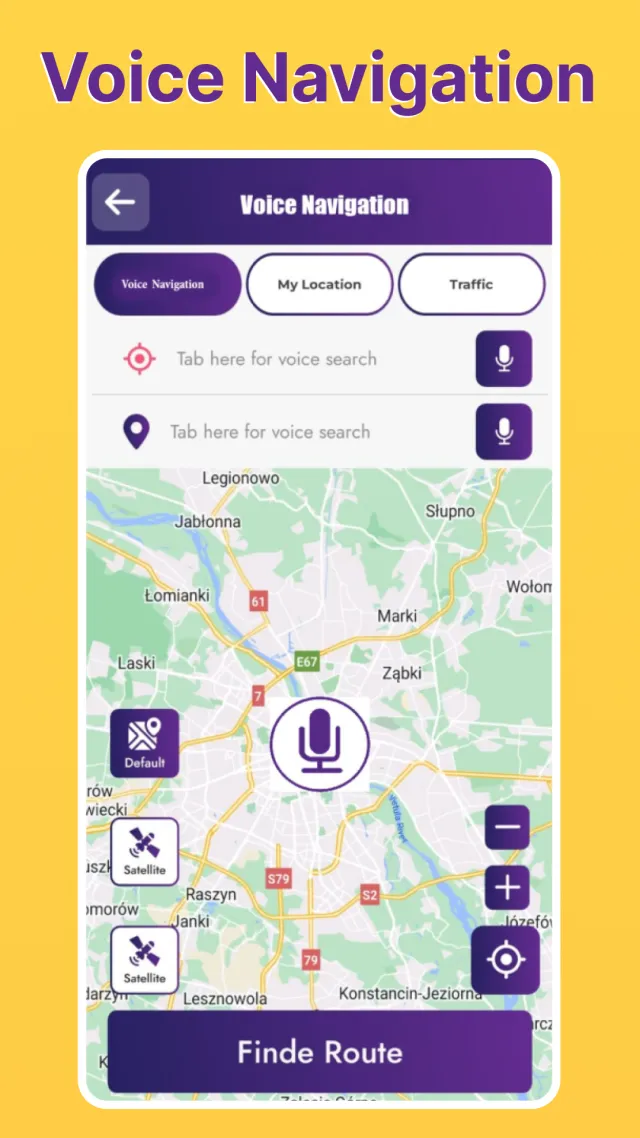 GPS Navigation, Road Maps - Screen 3