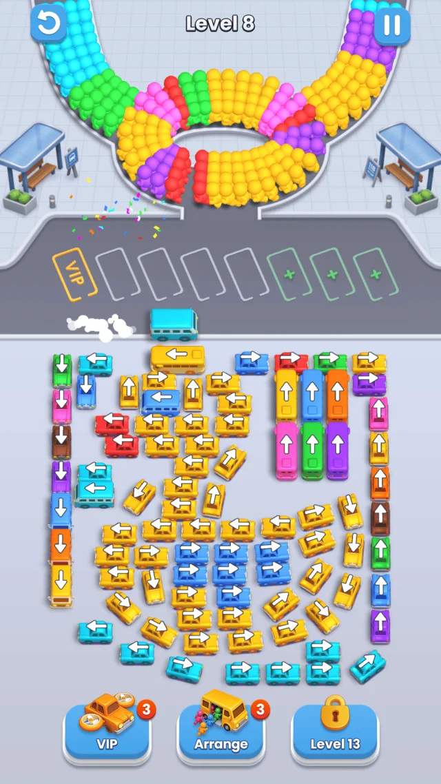Bus Fever! Car Jam Escape - Screen 2