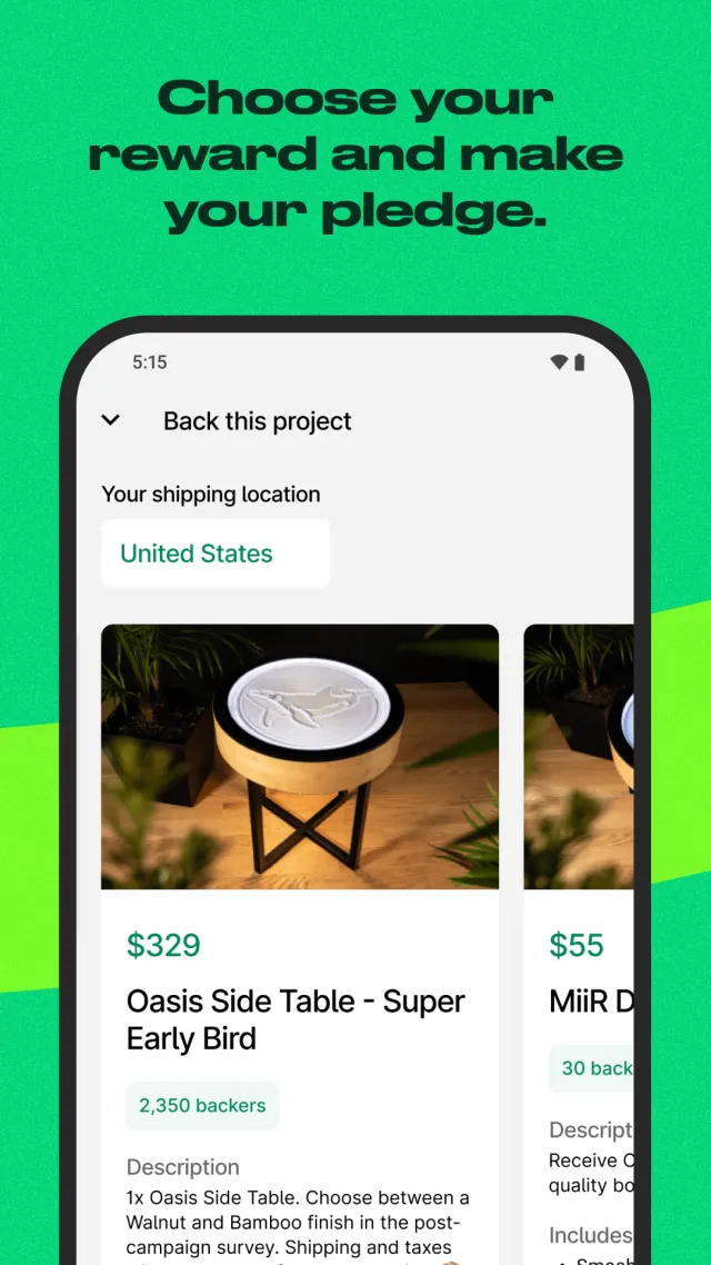 Kickstarter - Screen 3