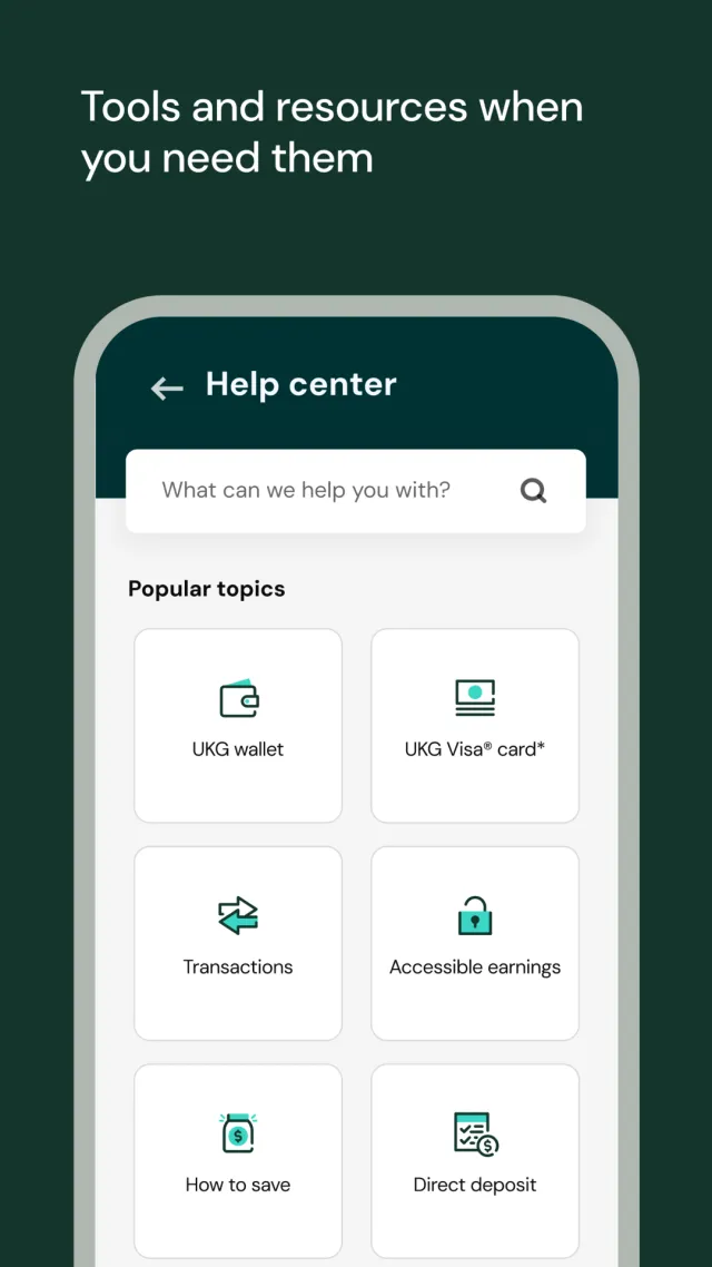 UKG Wallet - Screen 6