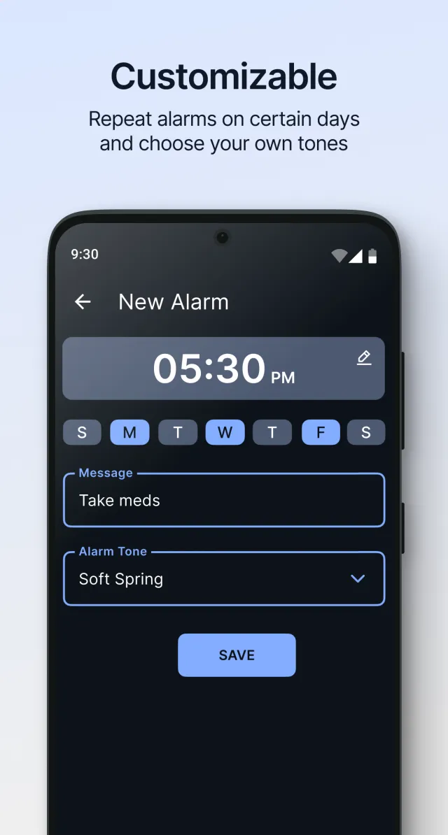 Simple Alarm Clock - Screen 3