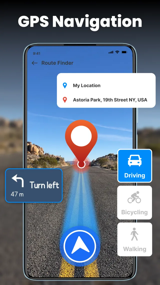 GPS Maps & Driving Directions - Screen 1
