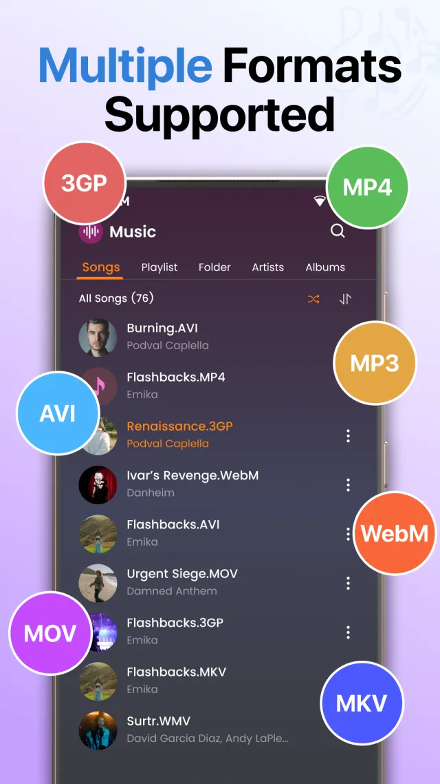 Offline Music Player Play Song - Screen 2