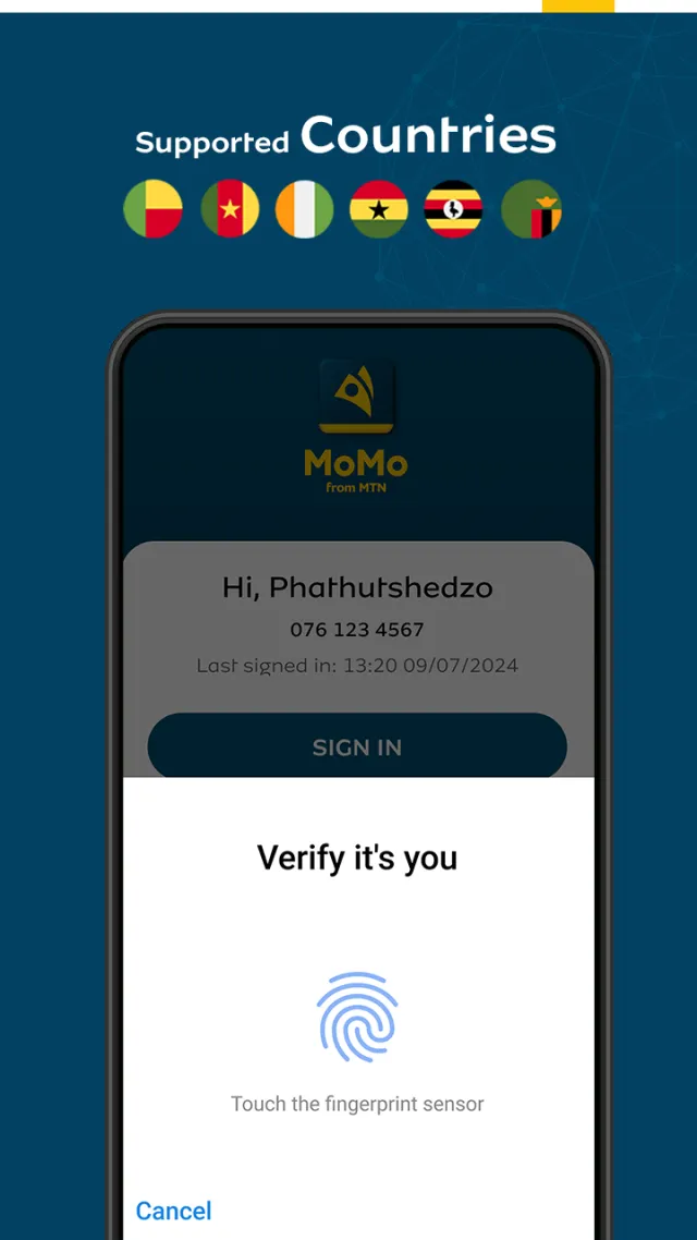 MoMo - Screen 1